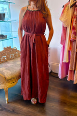 Pearl Halter Neck Dress