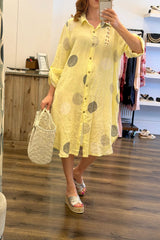 Linen Shirt Dress