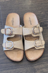 Double Buckle Sandal