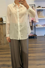 Diamanté Sheer Shirt