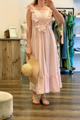 Check Frill Dress