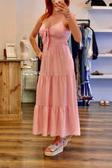 Tye Front Strappy Dress