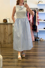Striped Midi Dress