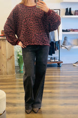 Leopard Print Sweatshirt