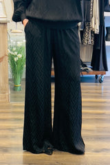 Print Satin Trousers