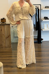 Lace & Satin Trouser Co-Ord