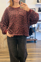 Leopard Print Sweatshirt