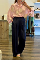 Sheer Embroidered Shirt