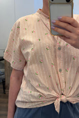 Stripe Tye Front Shirt