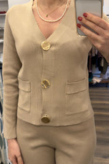 Button Co-Ord Trouser Set