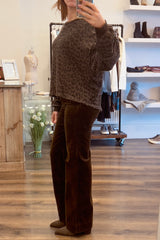 Leopard Print Sweatshirt