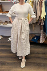 Broderie Pocket Midi Skirt