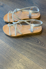 Strappy Crystal Sandals