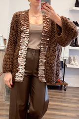 Sequin Trim Cardigan