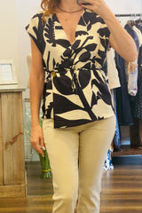 Crossover Belted Top