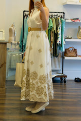 Gold Embroidered Dress