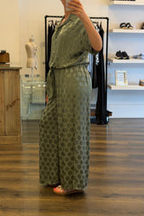Spotty Satin Trouser Co-Ord