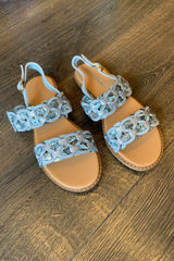 Snake Pattern Sandals