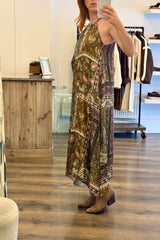 Long Flowing Paisley Halter Neck