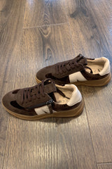 Caprice Velvet Suede Zip Trainer