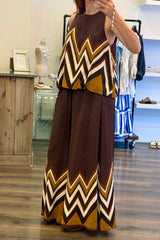 Zigzag Palazzo Trousers