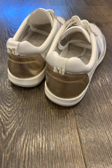 Caprice Perforated Leather Trainer