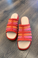 Caprice Strappy Slip On Wedge
