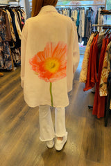 Flower Stripe Shirt