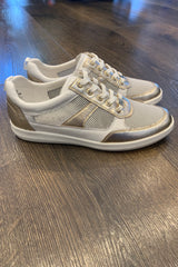 Caprice Perforated Leather Trainer