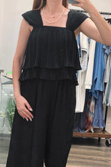 Sleeveless Cropped Top