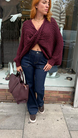 Crossover Chunky Knit