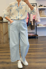 Cotton Embroidered Blouse