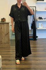 Spotty Satin Trouser Co-Ord
