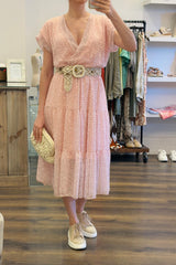 Polka Dot Midi Dress