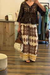 Print Pocket Trousers