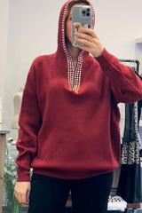 Studs Hoodie Knit