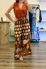Lightweight Print Trousers