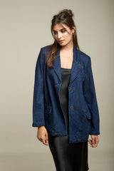 Toxik 3 Denim Jean Blazer