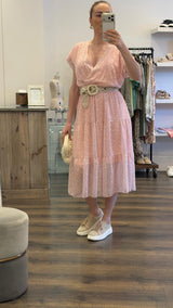 Polka Dot Midi Dress