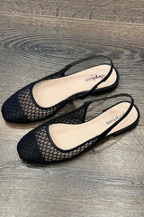 Mesh Slingbacks