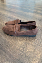Faux Suede Stitch Loafer