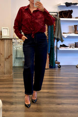 Velvet Print Shirt