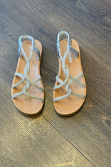 Strappy Crystal Sandals