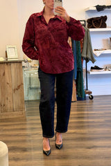 Velvet Print Shirt