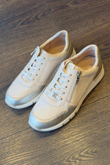 Caprice Lace-up Zip Trainer