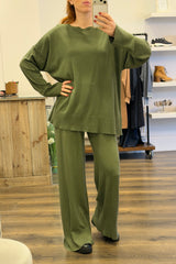 Knitted Wide Leg Set