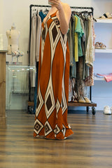 Diamond Print Jumpsuit