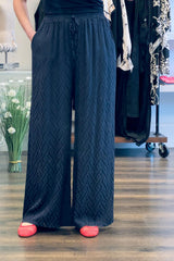 Print Satin Trousers