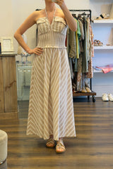 Strapless Stripe Dress