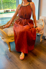 Pearl Halter Neck Dress
